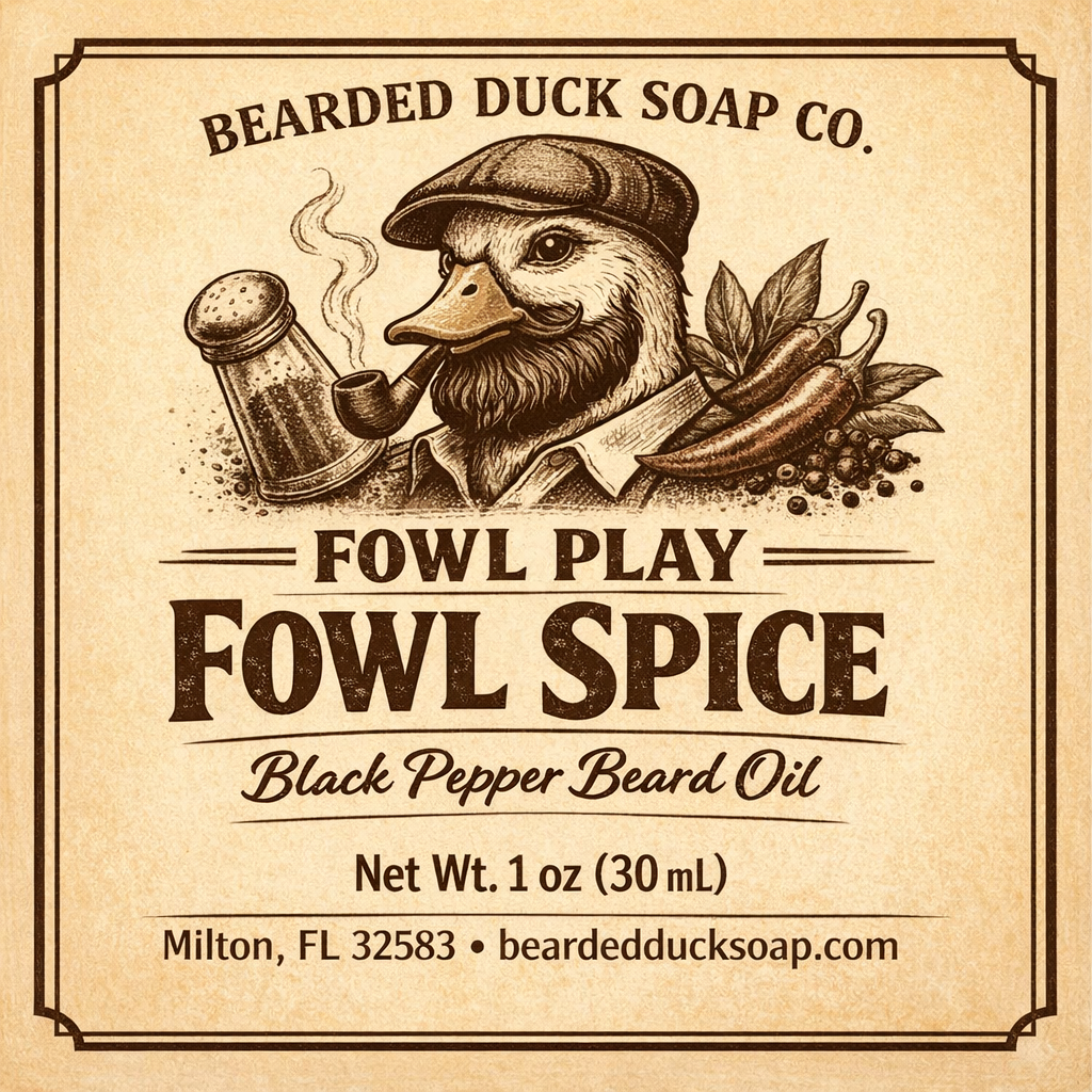 Fowl spice beard oil